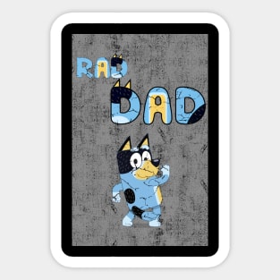 bluey dad Sticker